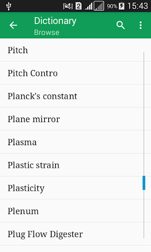 Android application Physics Dictionary Offline screenshort