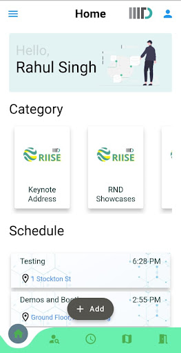 Android application RIISE screenshort