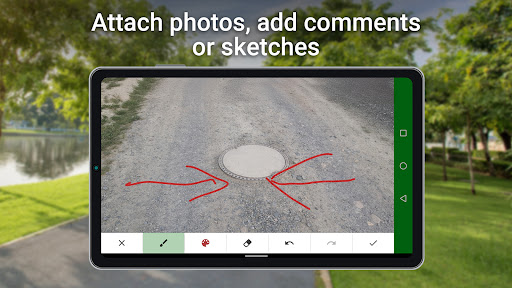 Screenshot of Locus GIS Offline Land Survey