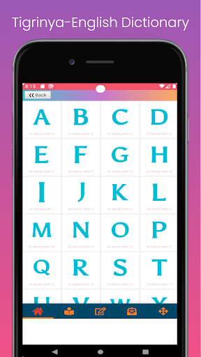 Tigrigna to English Dictionary Screen 3