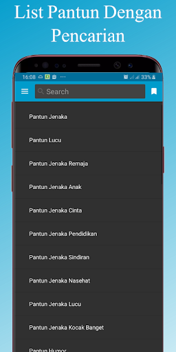 Android application Kumpulan Pantun Lucu Gokil screenshort