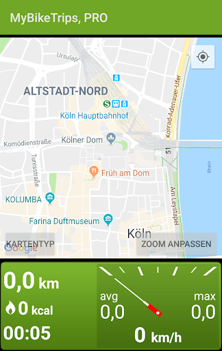 MyBikeTrips:GPS,Maps,Speedomtr Screen 2