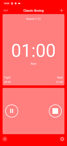Gymborg Boxing Timer Screen 3