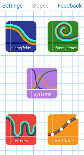 Android application Slopes: Differential Equations screenshort