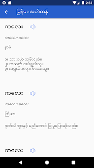 Myanmar Dictionary screenshot 3