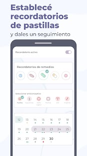 Calendario Menstrual Paula: Ciclo y Período Fértil Screenshot