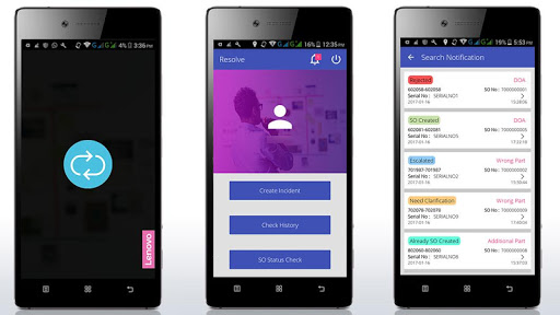 Android application Resolve screenshort