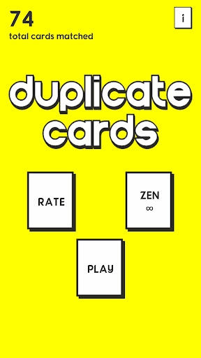 Duplicate Cards Screen 2