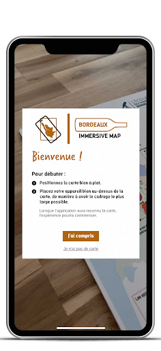 Android application Bordeaux Immersive Map screenshort