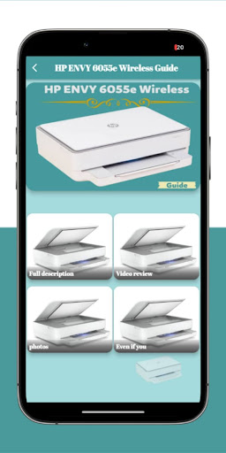 Android application HP ENVY 6055E Wireless Guide screenshort