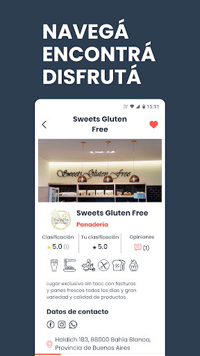 CeliMapp Screen 2