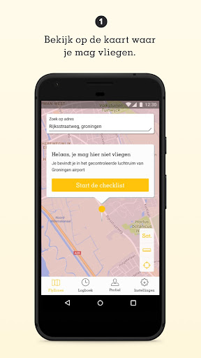Android application a.s.r. Vlieg Veilig screenshort