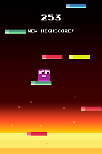 Android application Lava Jumper Kids Jump Game Man screenshort