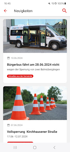 Stadt Leingarten Screen 3