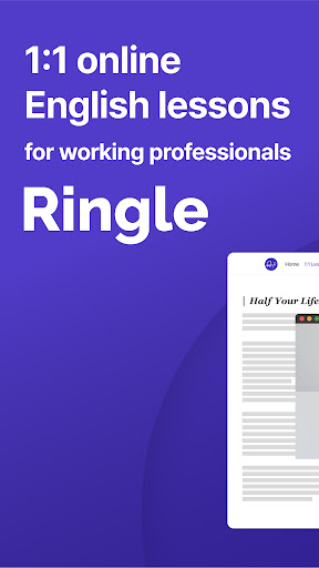 Android application Ringle - 1:1 Online English screenshort