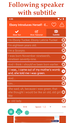 English Listening Step by Step Screen 2