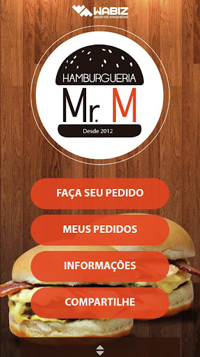 Android application Hamburgueria Mister M screenshort