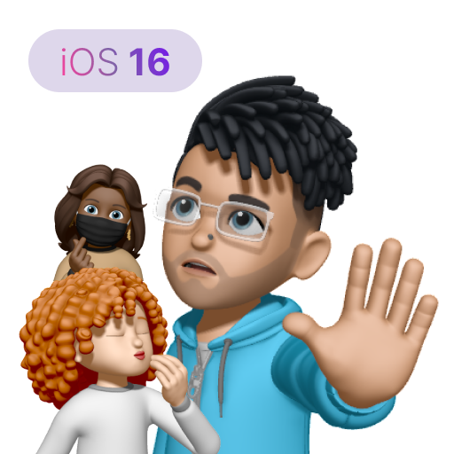 1700+ iOS Memojis for WA  Icon