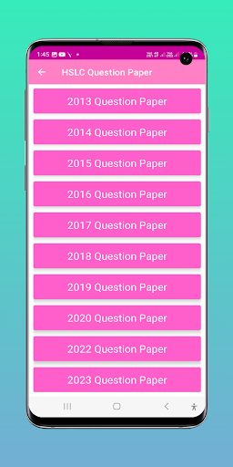 Android application Hslc question paper seba screenshort
