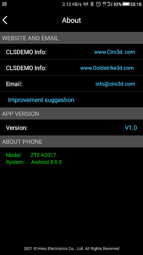 CLSDEMO Screen 3
