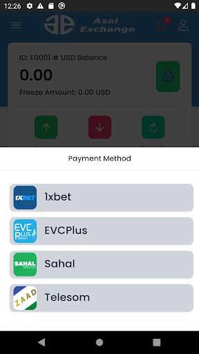 Asal Exchange Screen 2