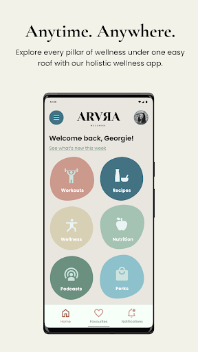 Android application ARVRA screenshort
