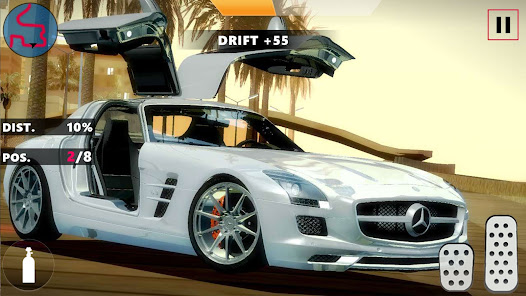 Benz SLS AMG Extreme Modern City Car Drift & Drive  screenshots 7