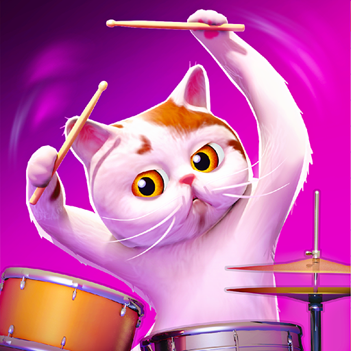 Cat Drummer Legend - Toy  Icon