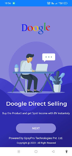 Android application DOOGLE DIRECT SELLING screenshort