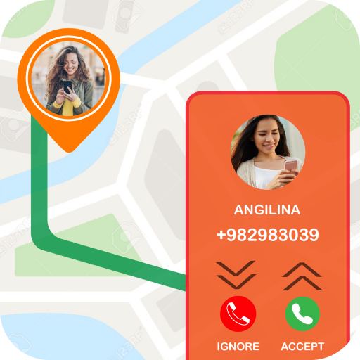 GPS Mobile Number Place Finder logo