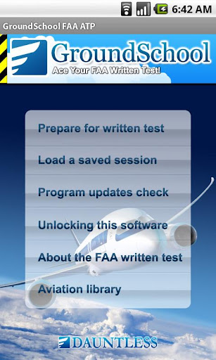 Android application FAA ATP Written Test Prep screenshort