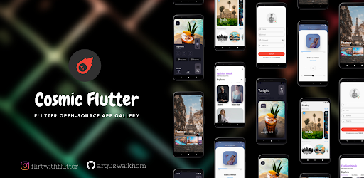 Android application Cosmic Flutter screenshort
