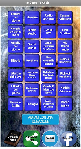 Android application Io Cerco Te Gesù screenshort