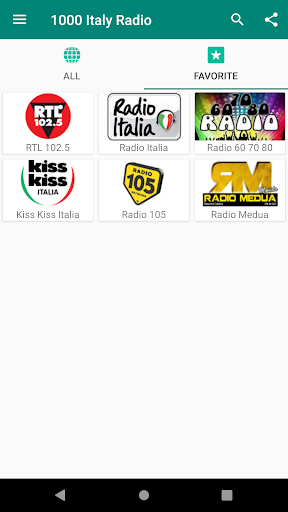 1000 Italy Radio Screen 3