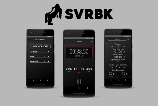 Android application SVRBK Timer for HIIT & Boxing screenshort