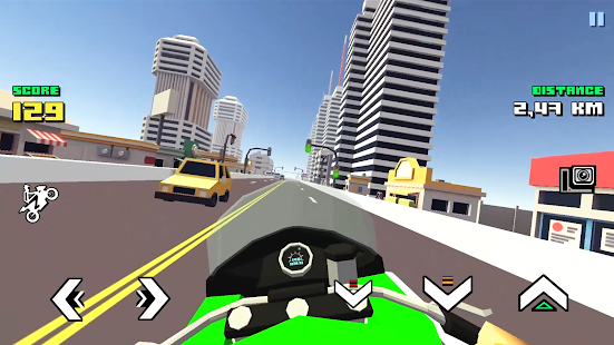 Blocky Moto Racing: Bike Rider Screenshot