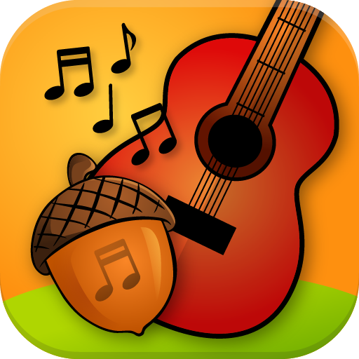 Nuts About Notes! - Guitar logo