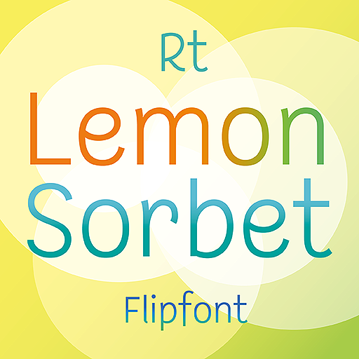 RtLemonSorbet™ Latin Flipfont logo