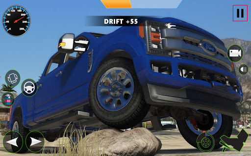 F150 Pickup Truck Drive  Heavy Car Drift  Drive