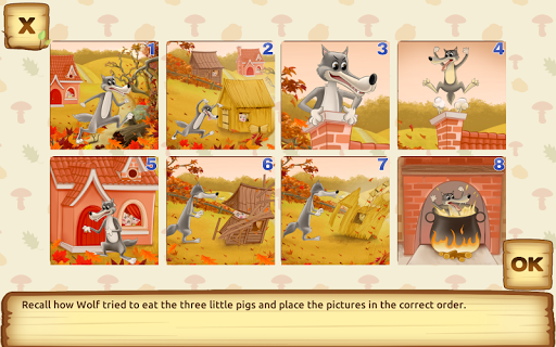 Three Little Pigs - Fairy Tale with Games screenshots 10