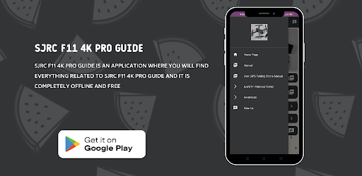 Android application SJRC F11 4K Pro Guide screenshort