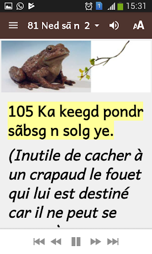 Proverbes en mooré vol. 3 Screen 2