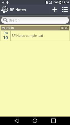 BF Notes Screen 3