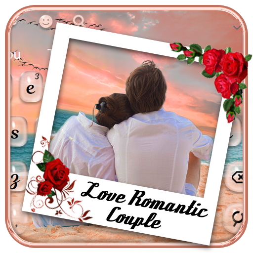 Sunset Romantic Couple Keyboar  Icon