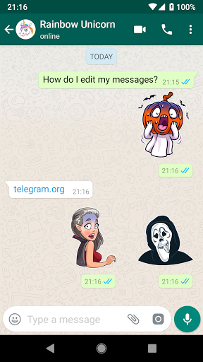 Halloween Horror Stickers - WA Screen 3