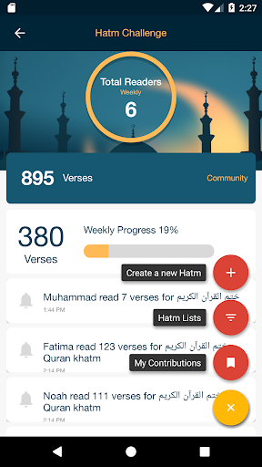 Android application Muslim Life Quran, Salat Praye screenshort