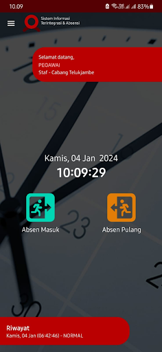 Android application Kepegawaian Tarum screenshort