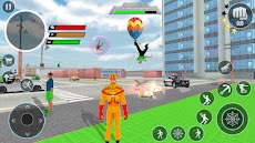 警察 ロボット ロープ ヒーロー ゲーム 3Dのおすすめ画像4