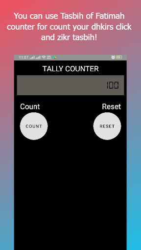 Tasbih TallyCounter IslamicApp Screen 2