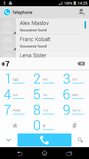 Telephone - Simple Dialer Screenshot 4 - AppWisp.com